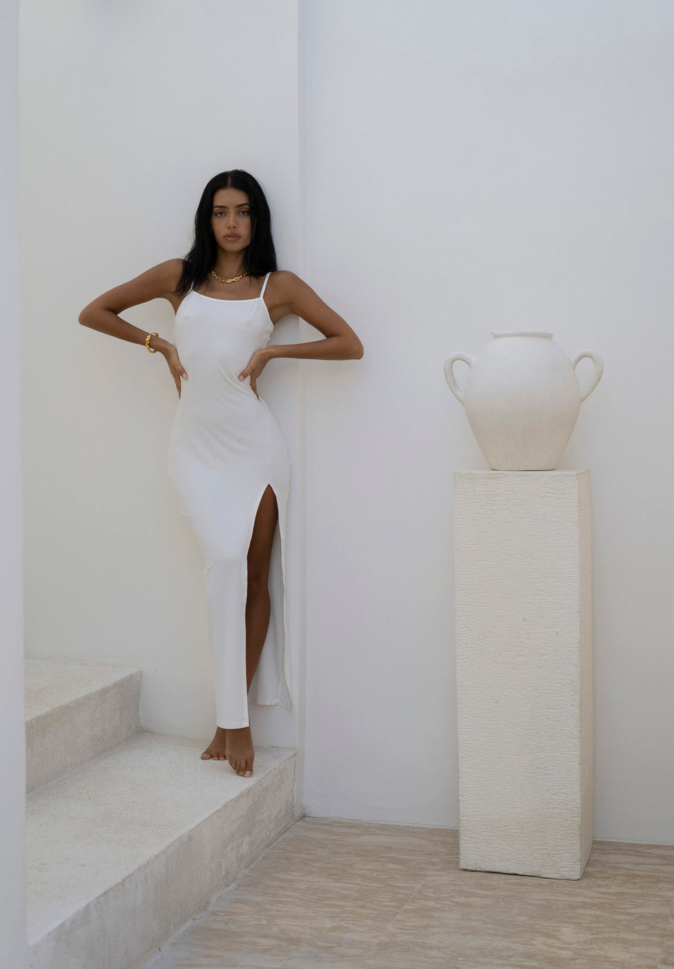 Ribbed Maxi Dress