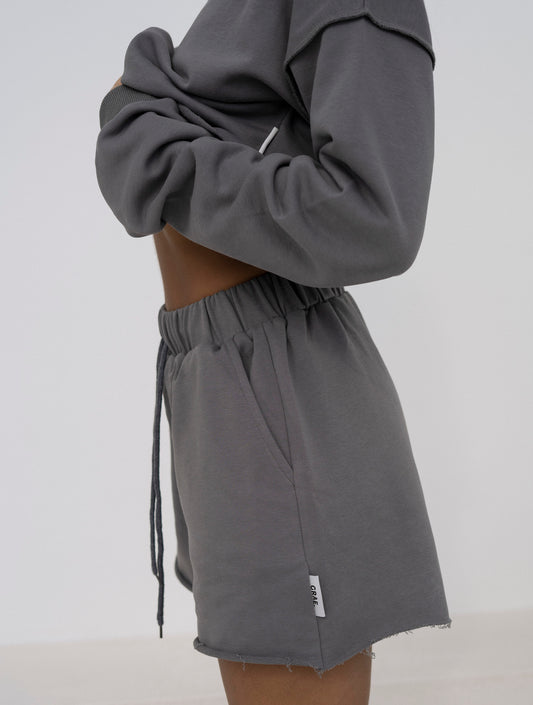 Crop Sweater Gray