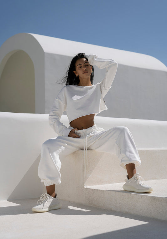 Oversized Jogger White