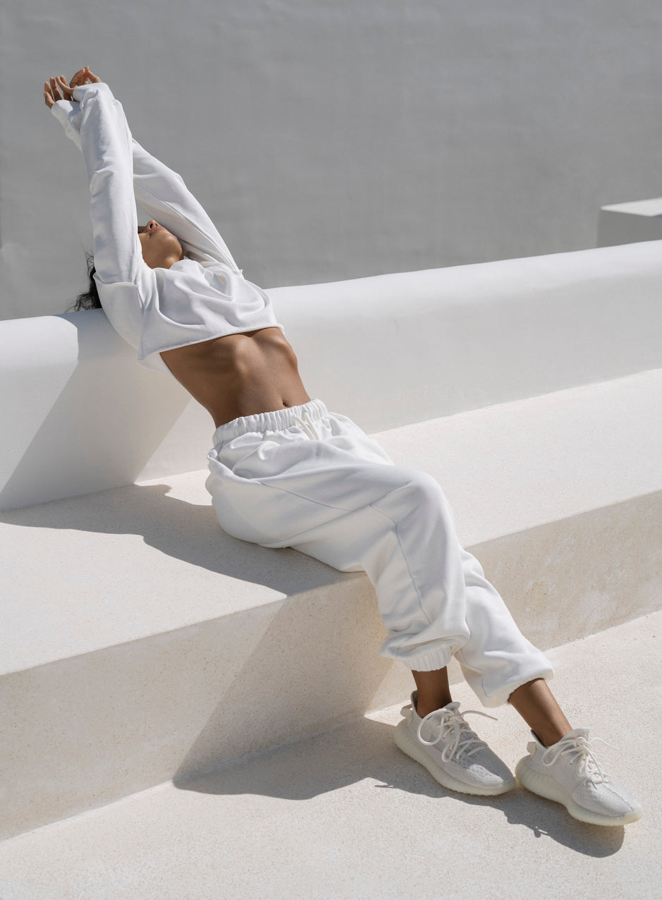 Oversized Jogger White