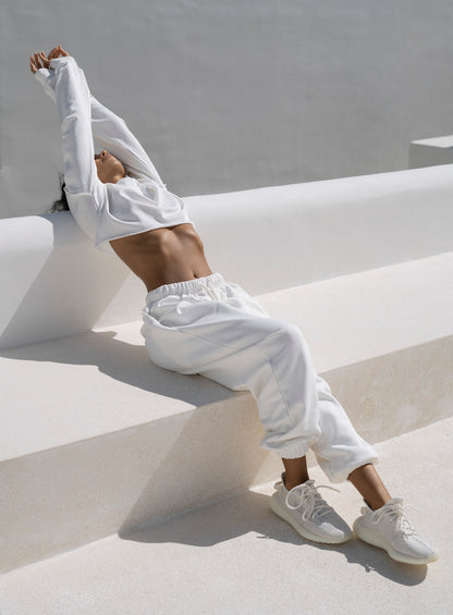 Oversized Jogger White
