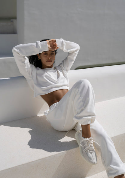 Oversized Jogger White