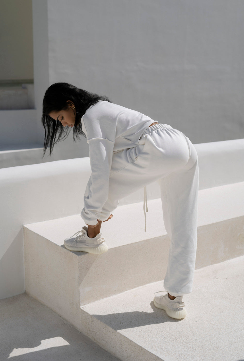 Oversized Jogger White