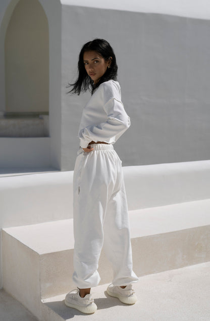 Crop Sweater White